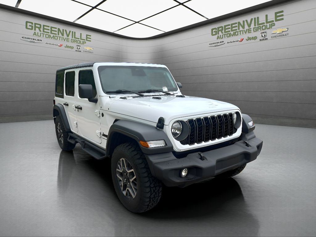 2025 Jeep Wrangler Sport S - Bright White Clearcoat exterior view 3