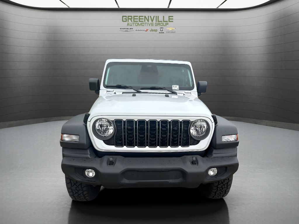 2025 Jeep Wrangler Sport S - Bright White Clearcoat exterior view 2