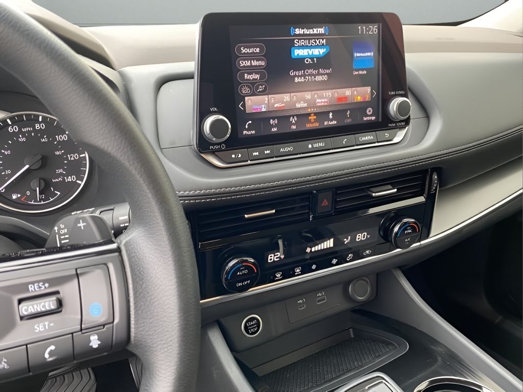 2021 Nissan Rogue SV - Gun Metallic exterior view 9