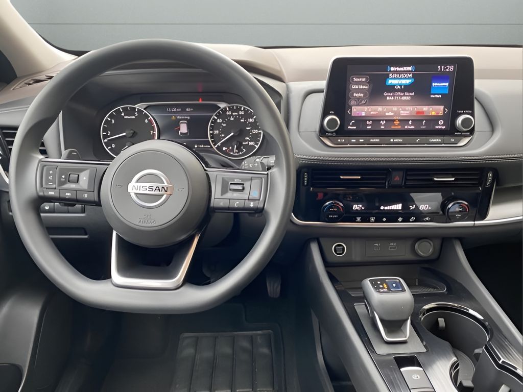 2021 Nissan Rogue SV - Gun Metallic exterior view 8