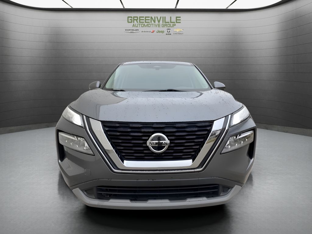 2021 Nissan Rogue SV - Gun Metallic exterior view 7