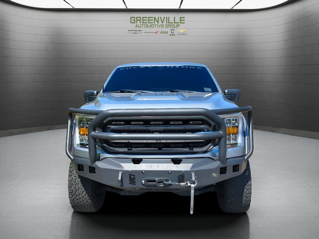 2022 Ford F-150 XLT SPORT ROCKY RIDGE FX4 - Iconic Silver Metallic exterior view 4
