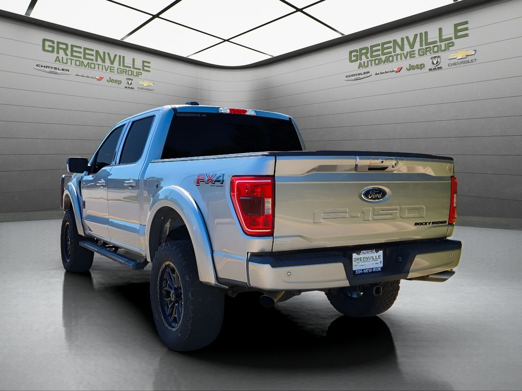 2022 Ford F-150 XLT SPORT ROCKY RIDGE FX4 - Iconic Silver Metallic exterior view 8