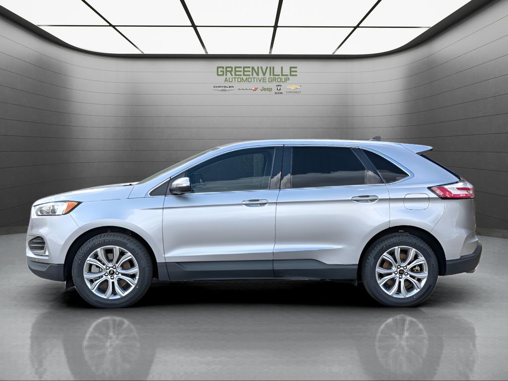 2024 Ford Edge Titanium - Iconic Silver Metallic exterior view 3
