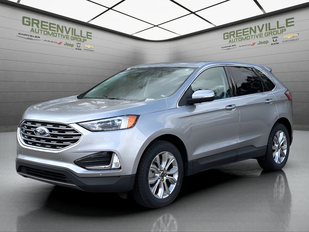 2024 Ford Edge Titanium - Iconic Silver Metallic exterior view 2