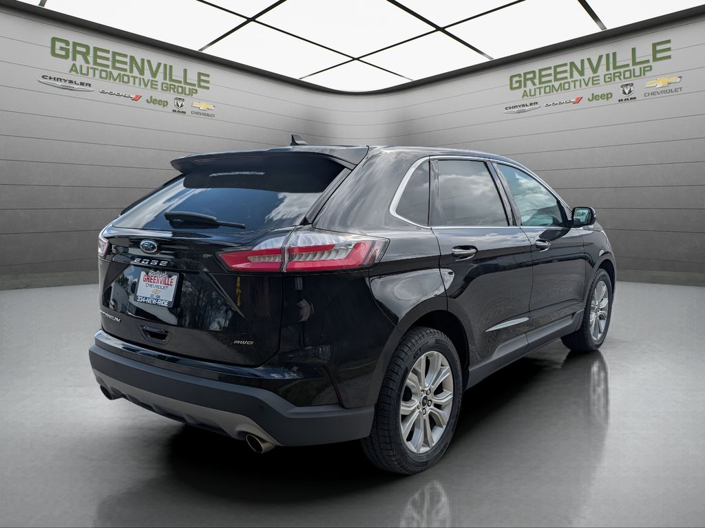 2024 Ford Edge Titanium - Agate Black Metallic exterior view 9