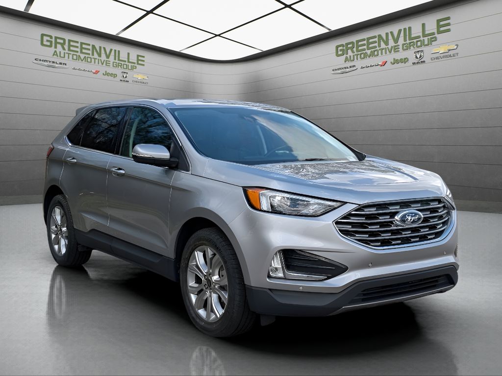 2024 Ford Edge Titanium - Iconic Silver Metallic exterior view 11