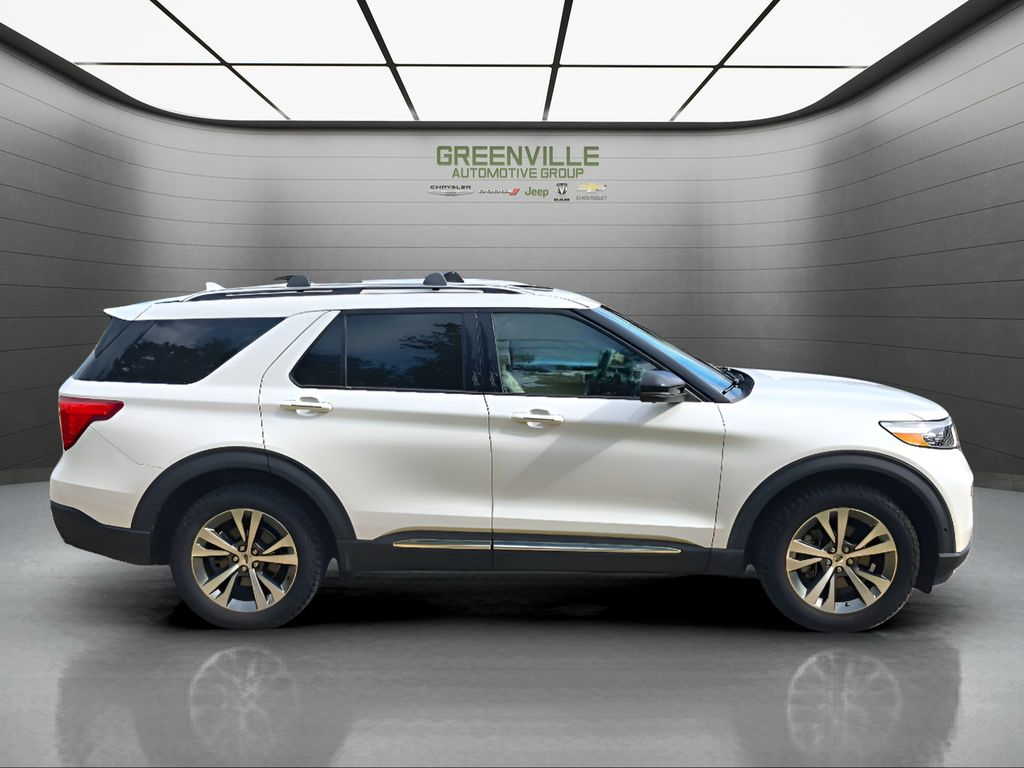 2020 Ford Explorer Platinum 4WD - Star White Metallic Tri-Coat exterior view 10