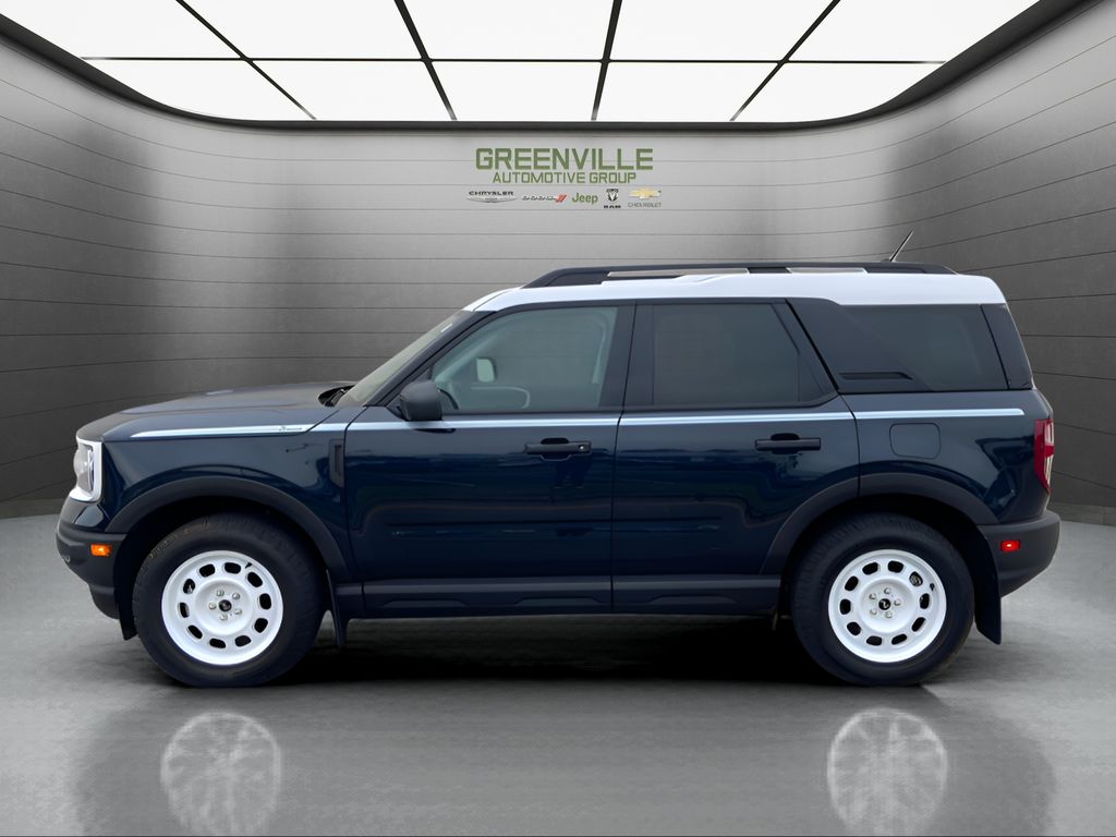 2023 Ford Bronco Sport Heritage - Alto Blue Metallic Tinted Clearcoat exterior view 2