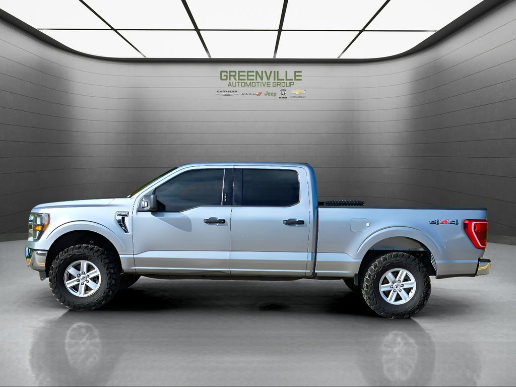 2023 Ford F-150 XLT 4WD SUPERCREW - Iconic Silver Metallic exterior view 2