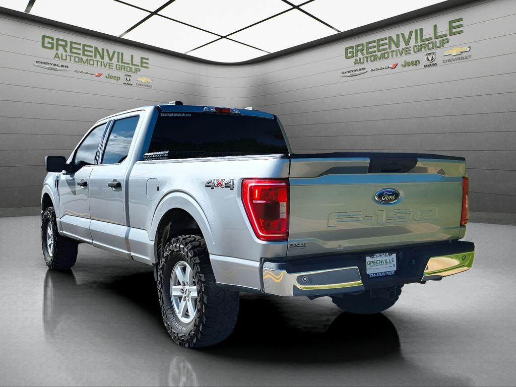 2023 Ford F-150 XLT 4WD SUPERCREW - Iconic Silver Metallic exterior view 3