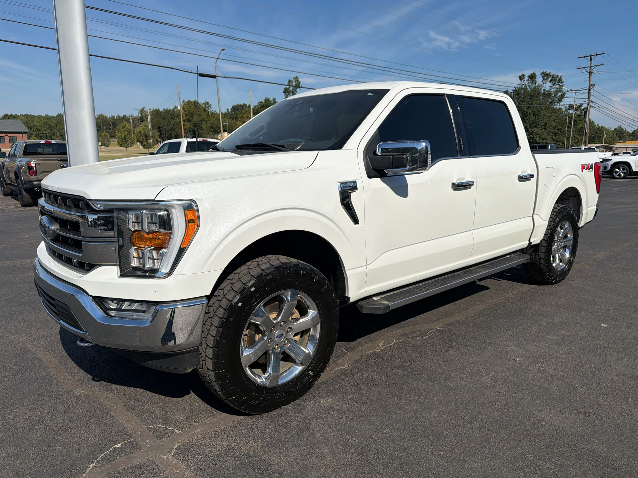 Used 2021 Ford F-150 Lariat with VIN 1FTFW1E56MFB40351 for sale in Ripley, MS