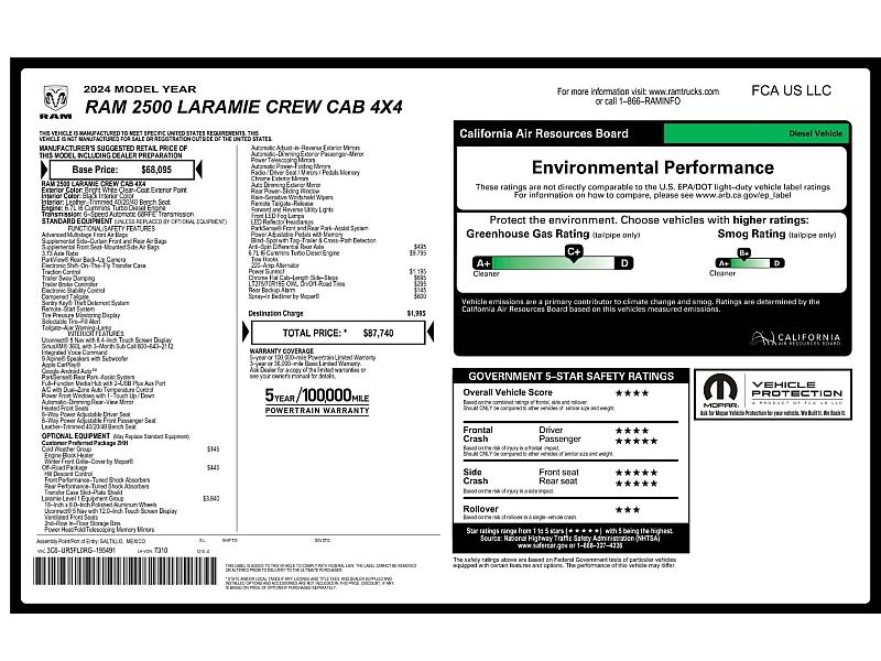 used 2024 RAM 2500 Laramie