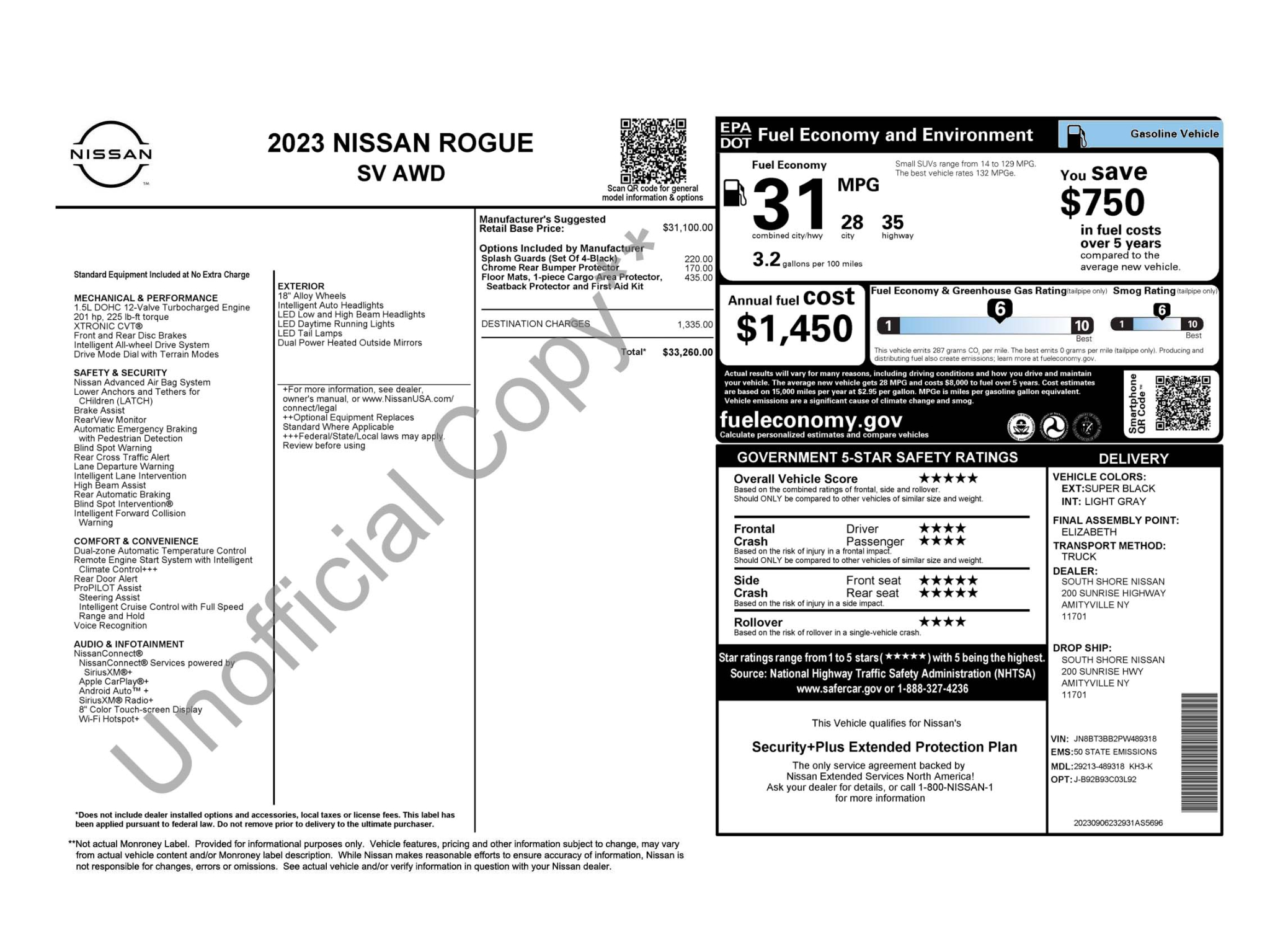 Used 2023 Nissan Rogue SV with VIN JN8BT3BB2PW489318 for sale in Kansas City