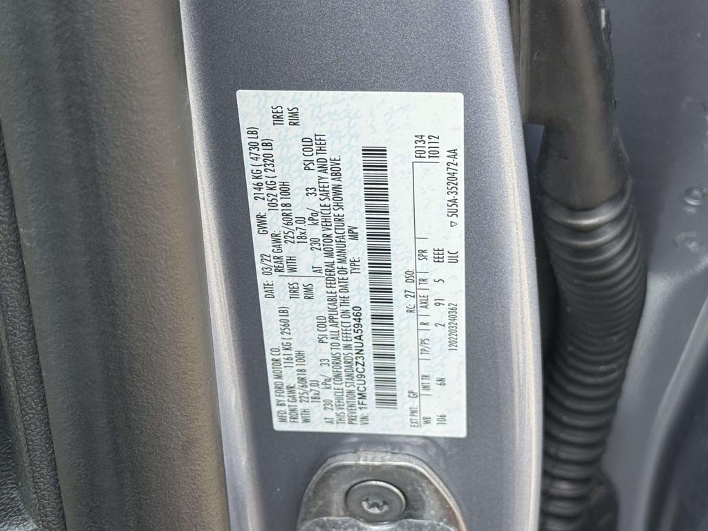 Used 2022 Ford Escape Hybrid SUV