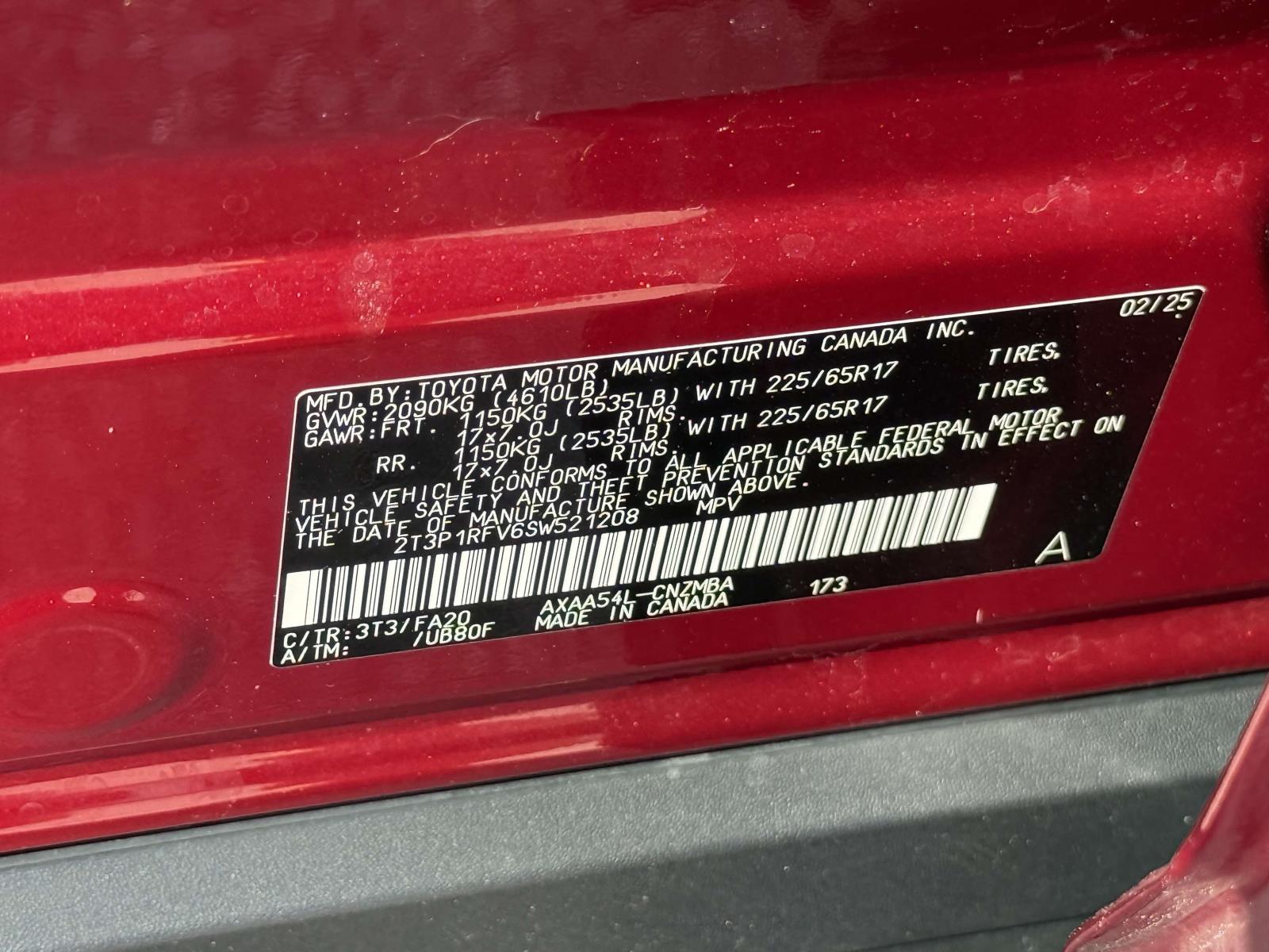 Used 2025 Toyota RAV4 SUV