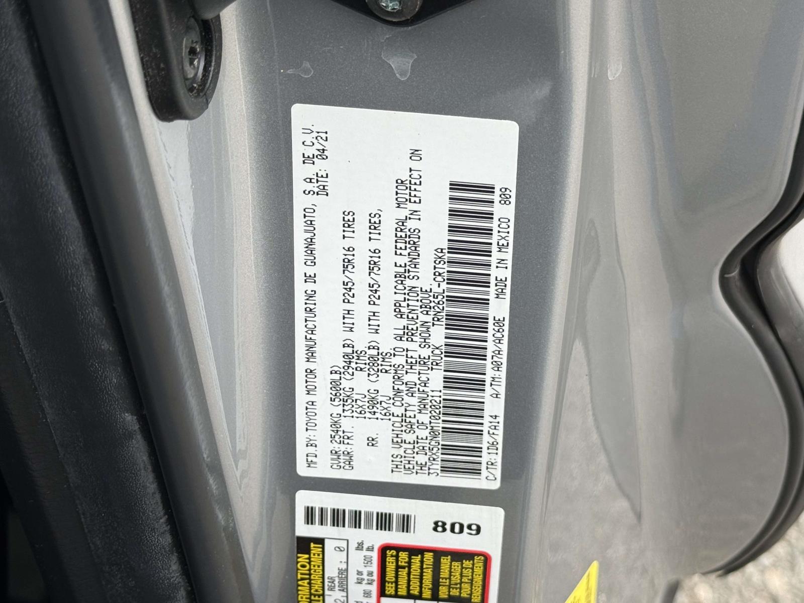 Used 2021 Toyota Tacoma Truck