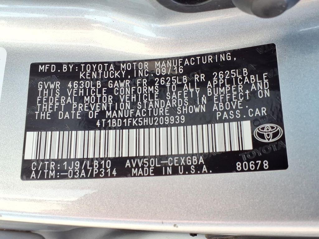 Used 2017 Toyota Camry Sedan