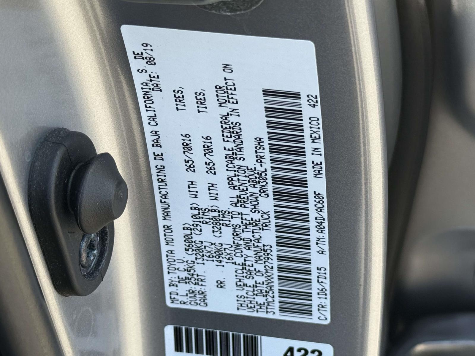 Used 2019 Toyota Tacoma Truck
