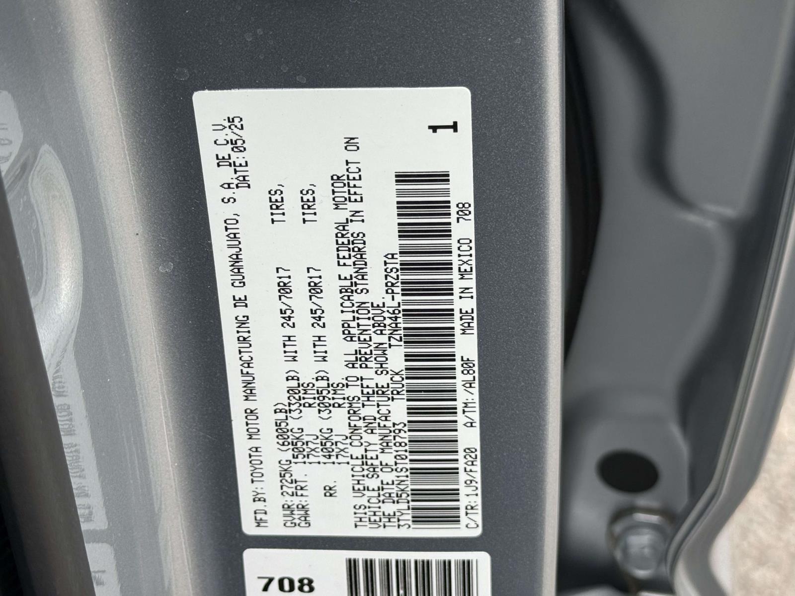 Used 2025 Toyota Tacoma Truck