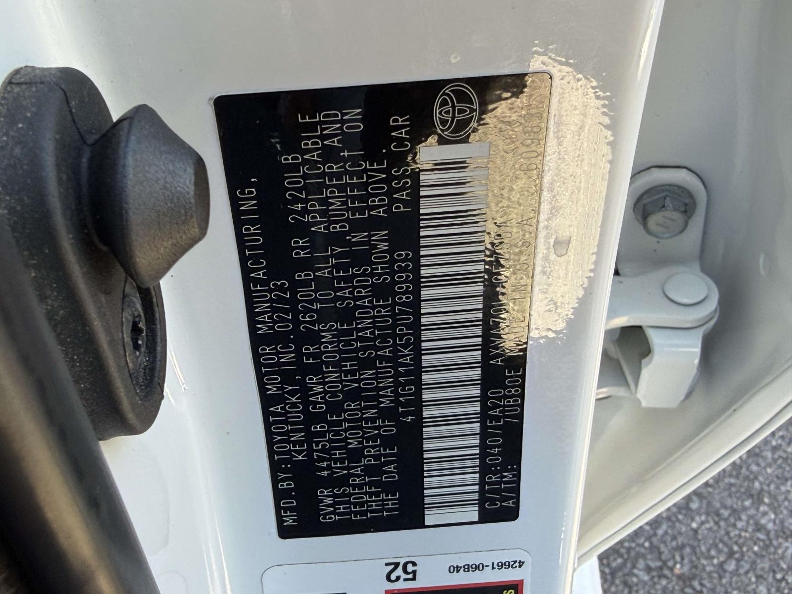 Used 2023 Toyota Camry Sedan