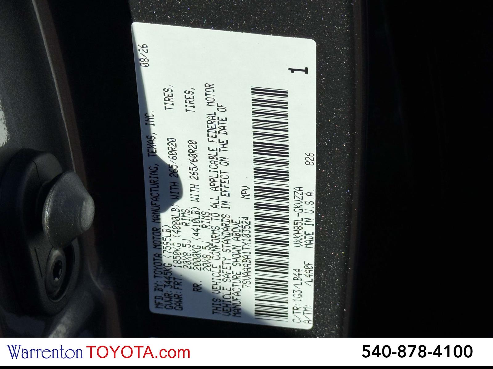 New 2026 Toyota Sequoia SUV