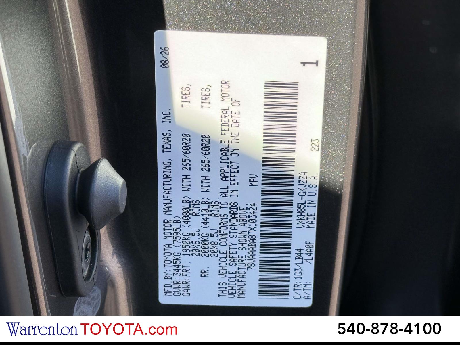 New 2026 Toyota Sequoia SUV