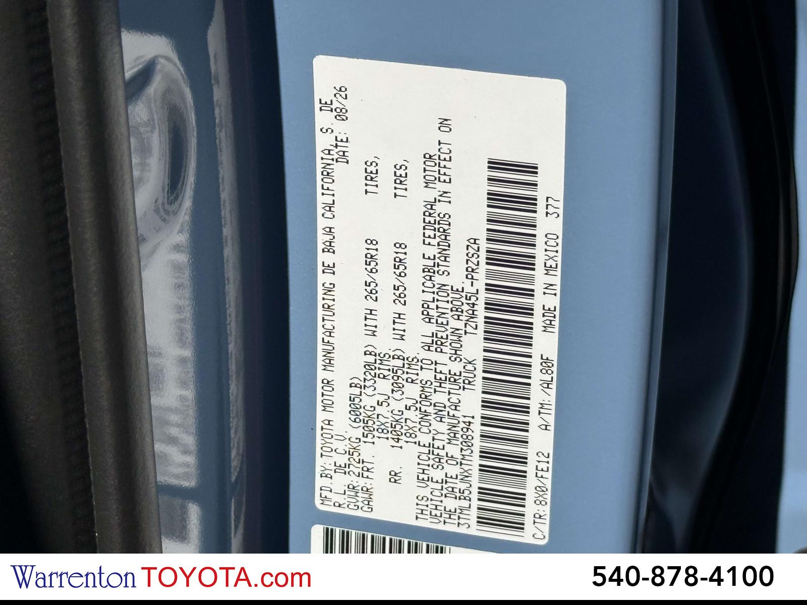 New 2026 Toyota Tacoma Truck