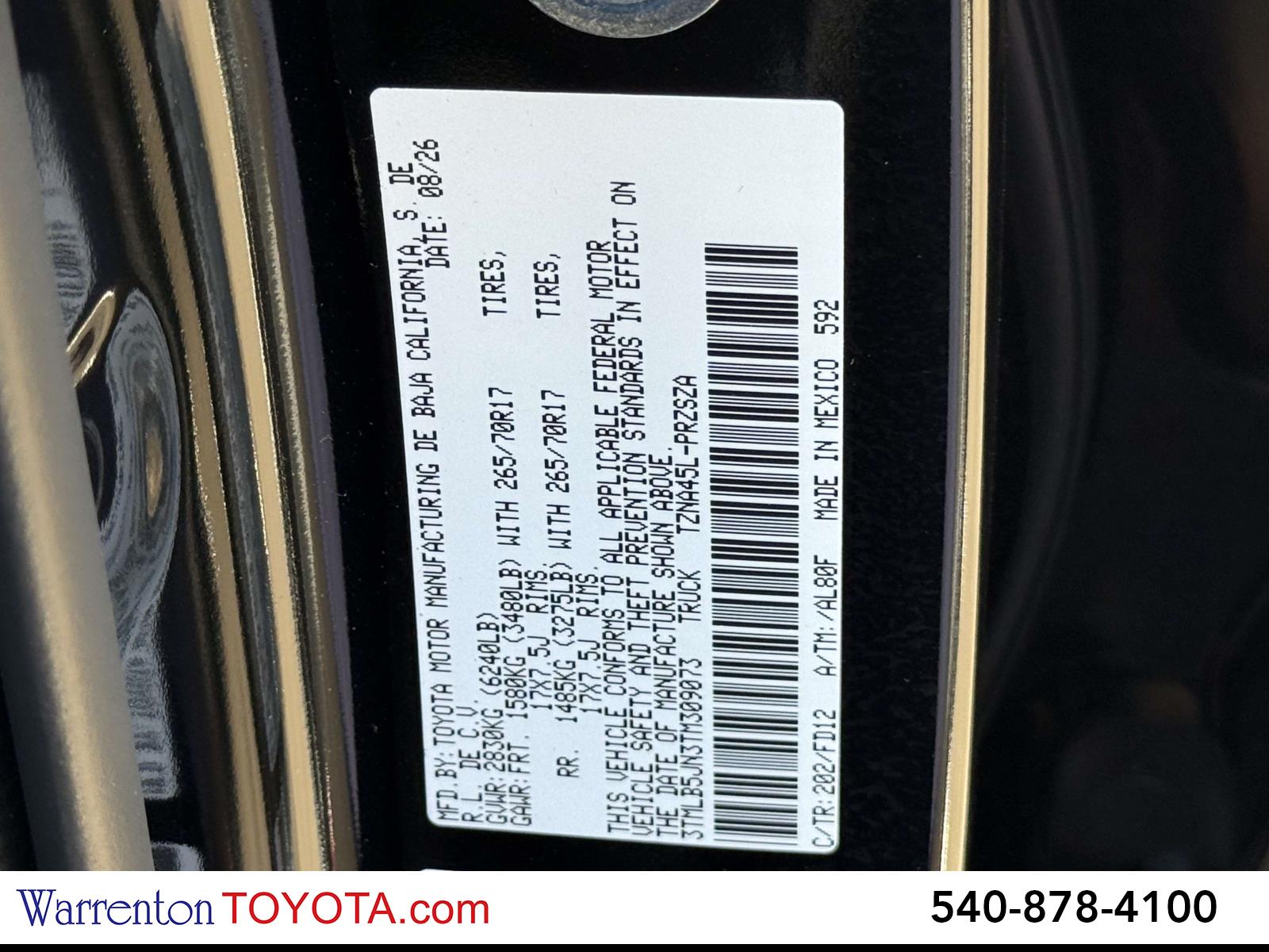New 2026 Toyota Tacoma Truck