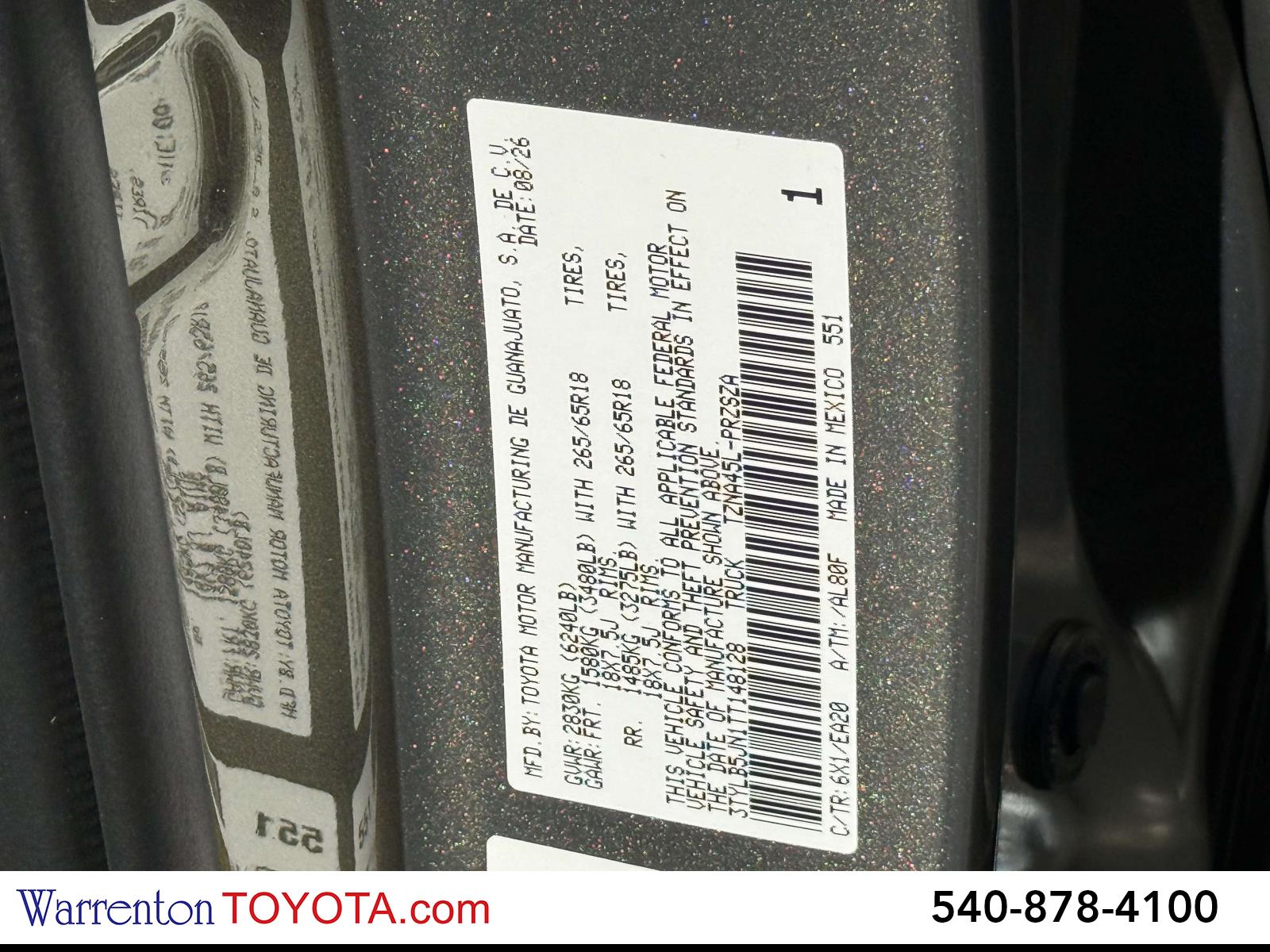 New 2026 Toyota Tacoma Truck