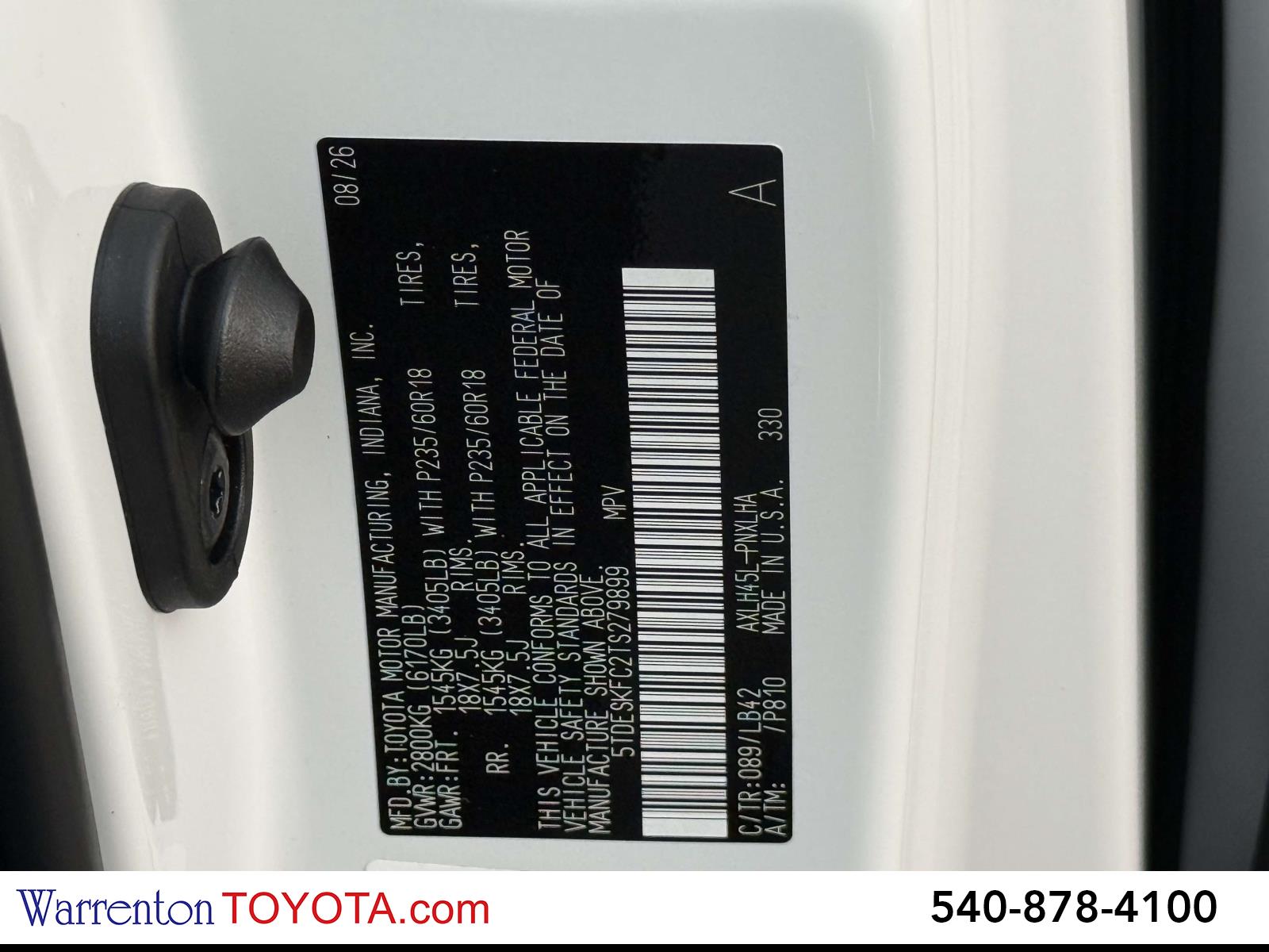 New 2026 Toyota Sienna Van