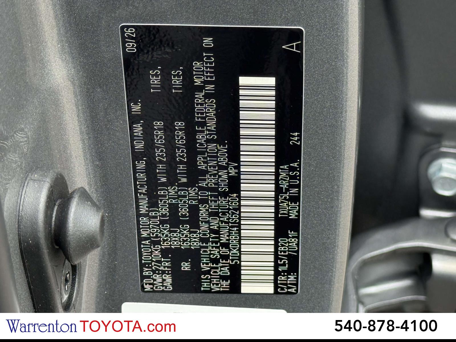New 2026 Toyota Highlander SUV