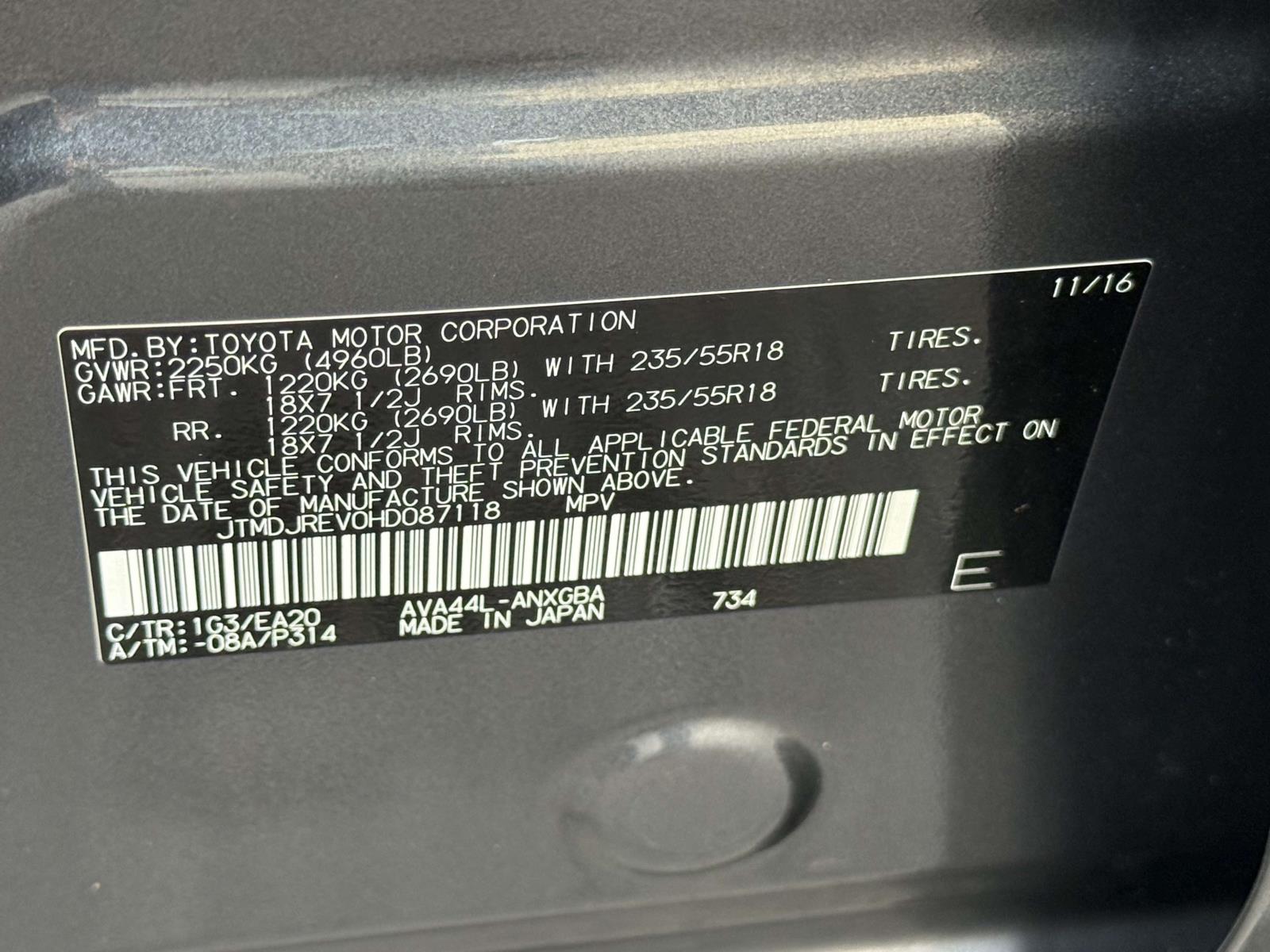 Used 2017 Toyota RAV4 SUV
