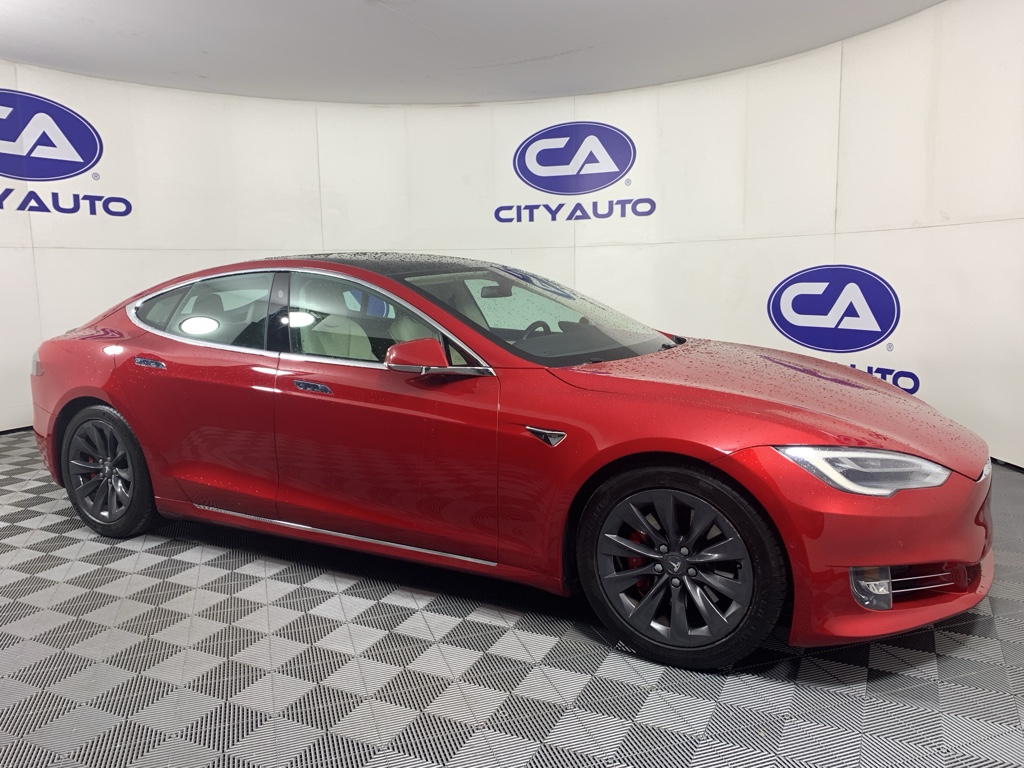 Red Multi-Coat 2019 Tesla Model S Sedan Automatic