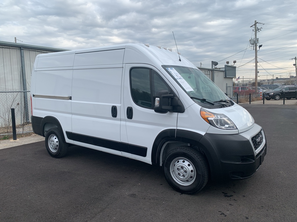 Bright White Clearcoat 2021 RAM ProMaster 1500 136 High Roof Cargo Van FWD Van Front-Wheel Drive 6-Speed Automatic