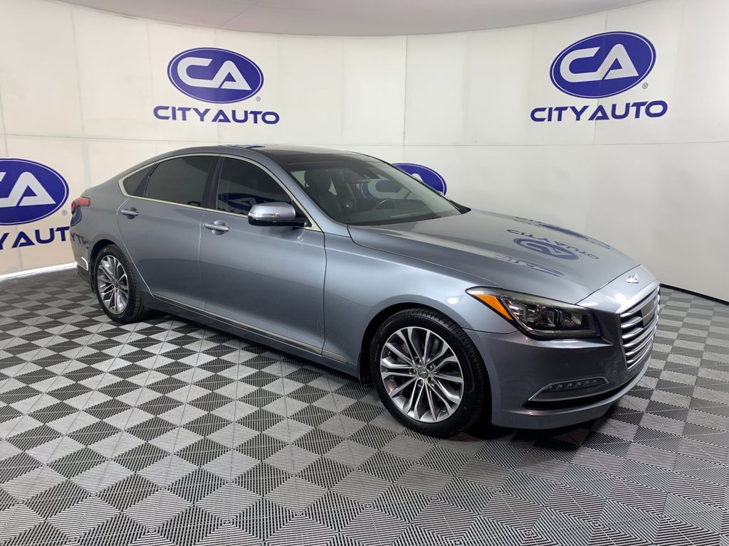 Parisian Gray 2016 Hyundai Genesis Sedan 8-Speed Automatic