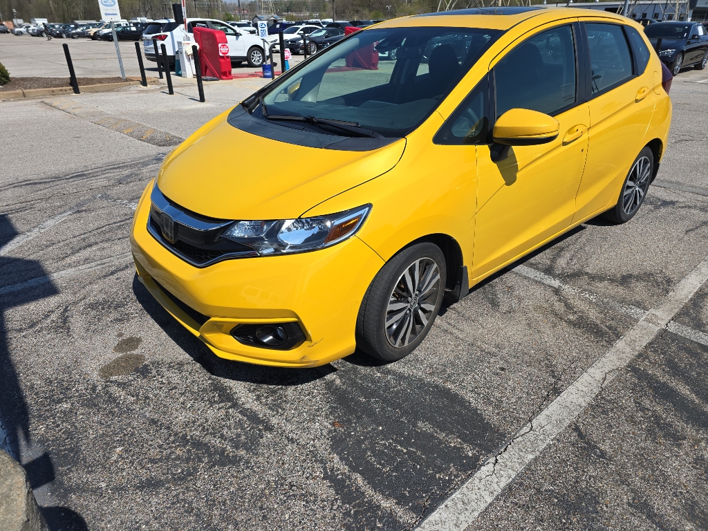 Helios Yellow Pearl 2018 Honda Fit EX Hatchback Front-Wheel Drive Continuously Variable Transmission