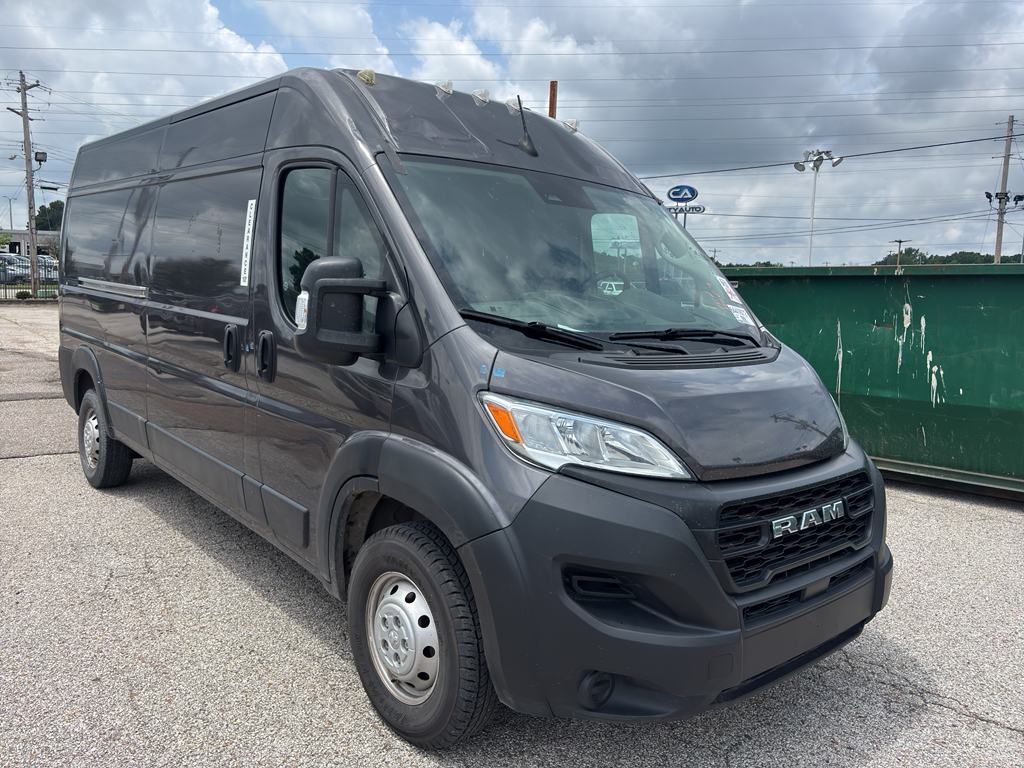 Gray (Granite Crystal Metallic Clearcoat) 2023 RAM ProMaster 2500 159 High Roof Cargo Van FWD Van Front-Wheel Drive 9-Speed Automatic