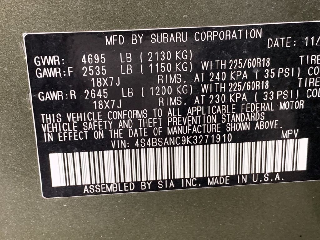 Used 2019 Subaru Outback SUV