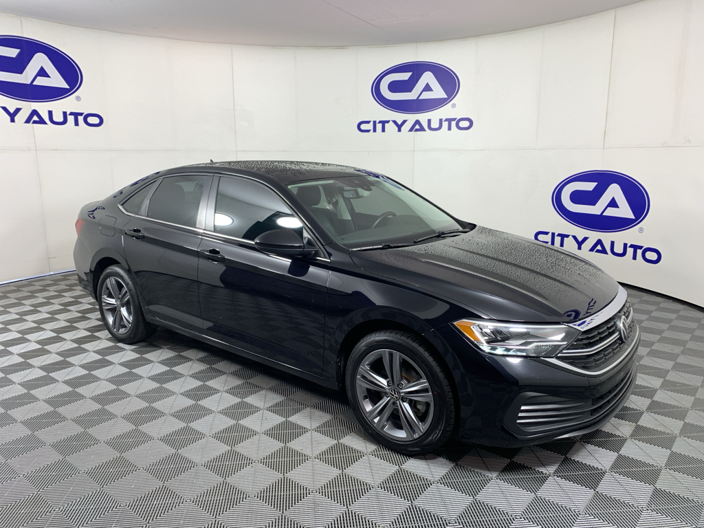 Deep Black Pearl 2023 Volkswagen Jetta Sedan Front-Wheel Drive 8-Speed Automatic