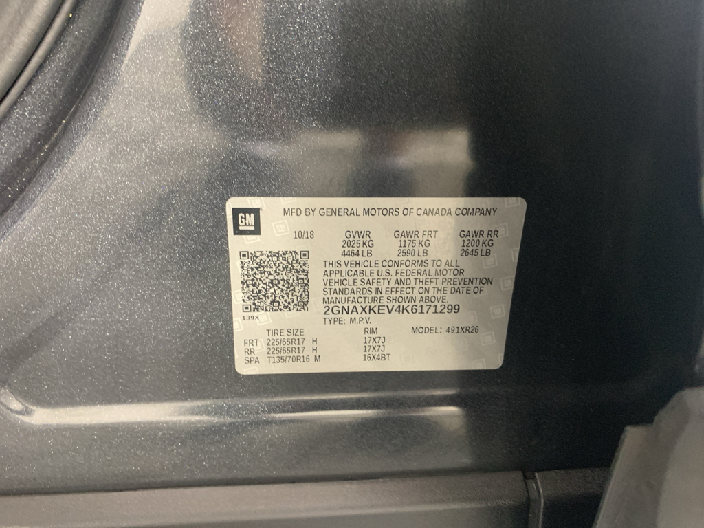 Used 2019 Chevrolet Equinox SUV
