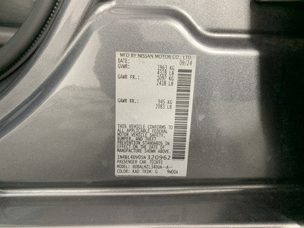 Used 2025 Nissan Altima Sedan