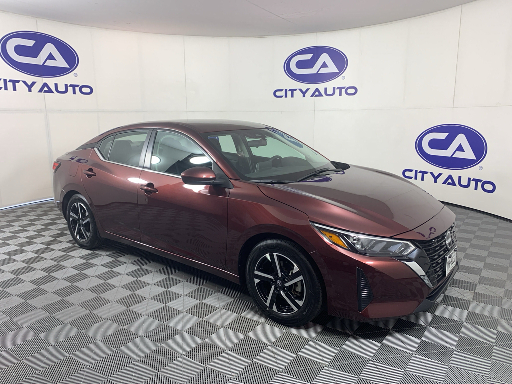 Rosewood Metallic 2024 Nissan Sentra Sedan Front-Wheel Drive Continuously Variable Transmission