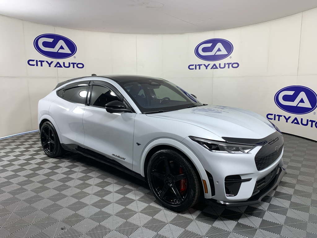 Space White Metallic 2023 Ford Mustang Mach-E SUV / Crossover All-Wheel Drive Automatic