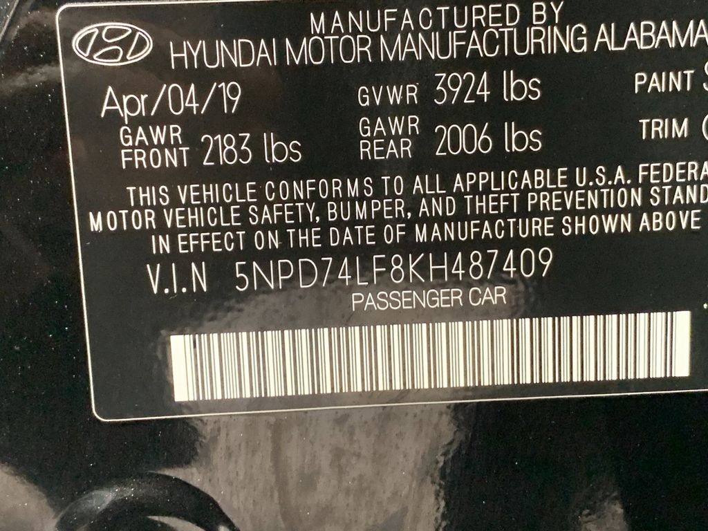 Used 2019 Hyundai Elantra Sedan