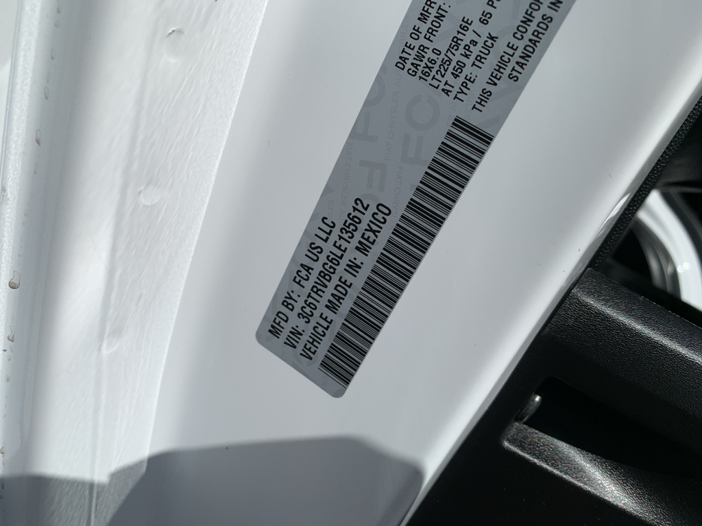 Used 2020 Ram ProMaster 1500 Van