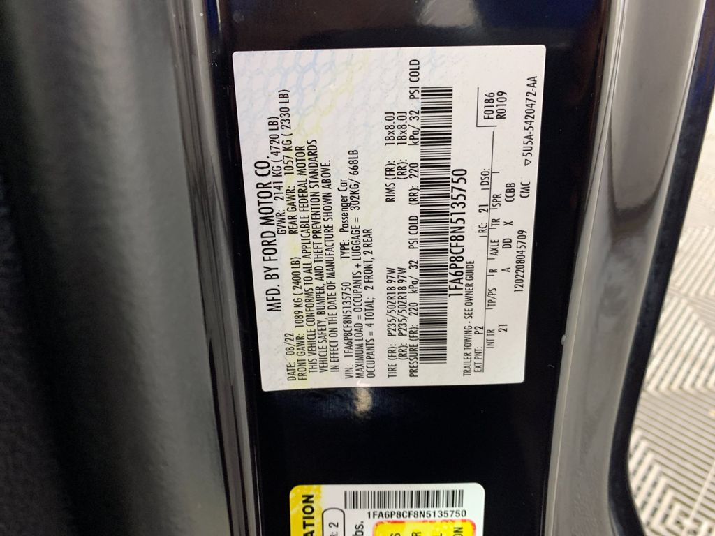 Used 2022 Ford Mustang Coupe