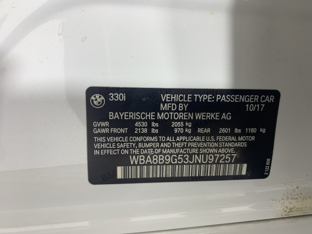 Used 2018 BMW 3 series Sedan