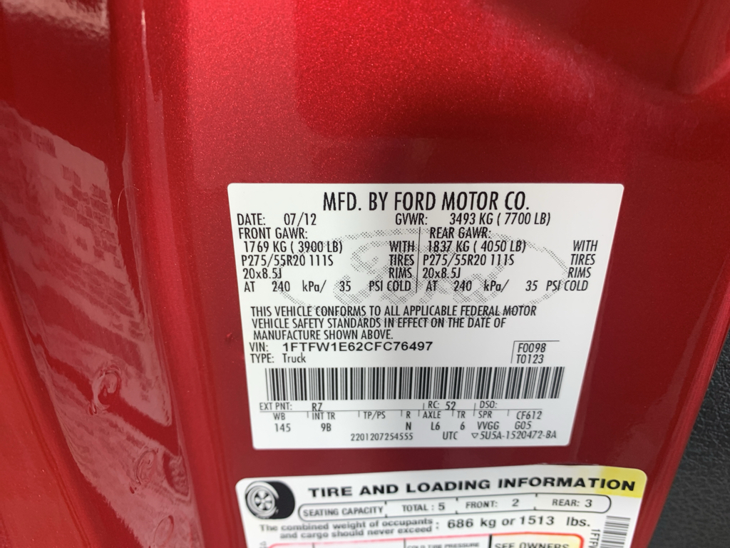 Used 2012 Ford F-150 Truck