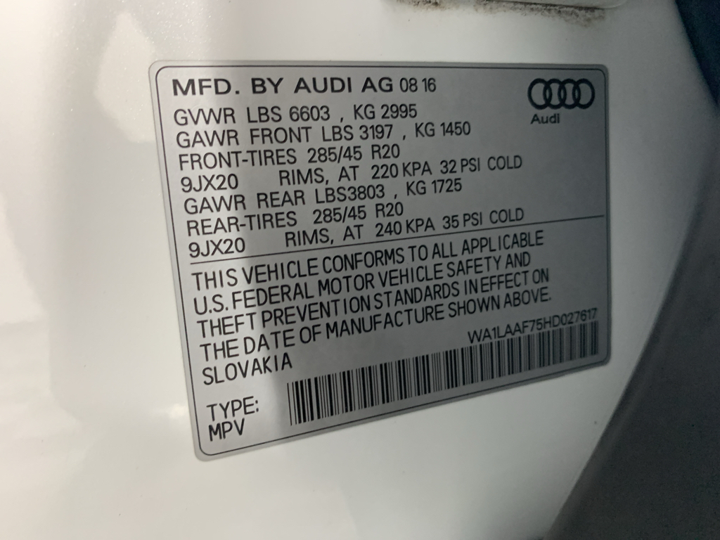 Used 2017 Audi Q7 SUV